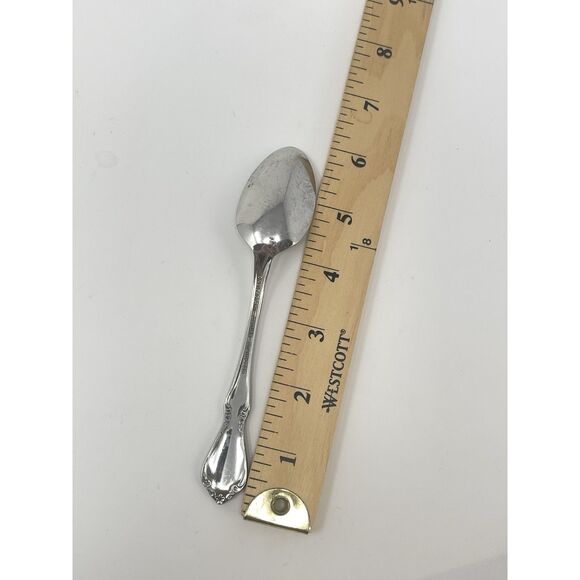 Oneida CHATEAU Stainless Oneidacraft DELUXE Glossy 6” Teaspoons Set Of 4 - Picture 2 of 5
